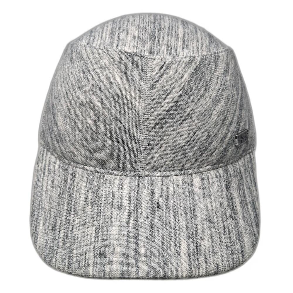 Under Armour Army Cap Gray One Size Heathered Fabric Metal Logo Strapback Hat